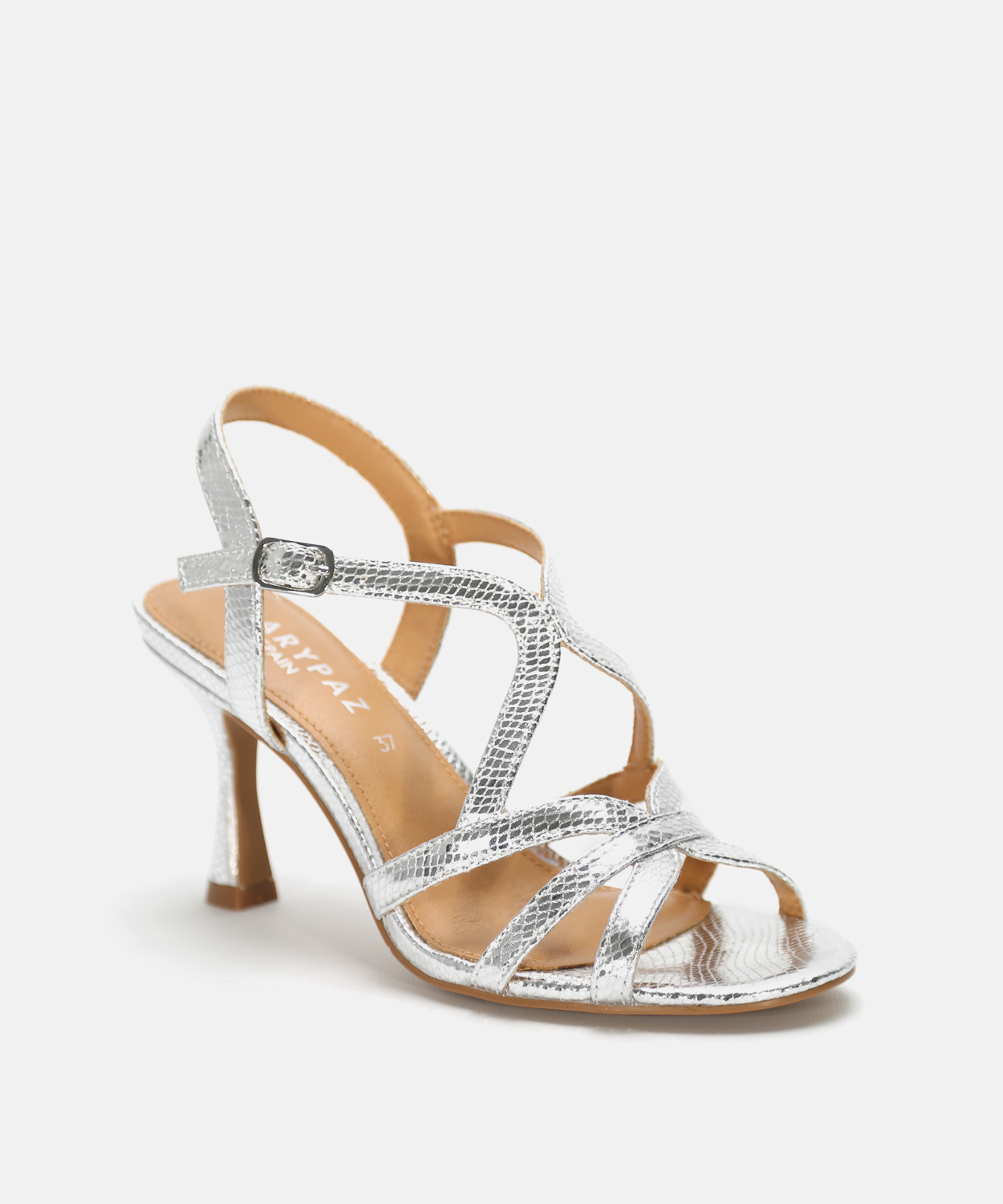 Sandalia tac&oacute;n tiras